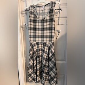 Lularoe plaid Nikki dress XS